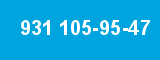 931 105-95-47 931 105-95-47